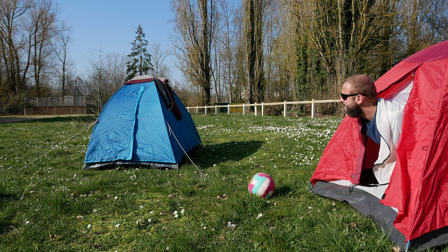 Campement à Chartres